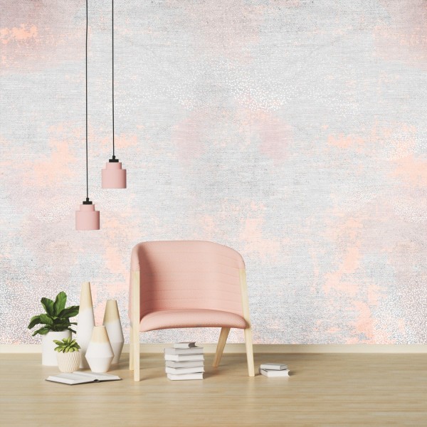 Decorative wallpaper "Pink Rhapsody" (self-adhesive)