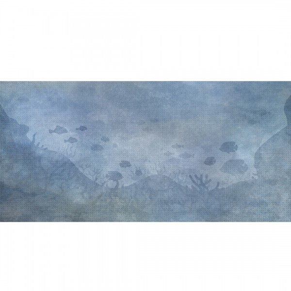 Tapete za zid - Dekorativna tapeta "Plavo podmorje"