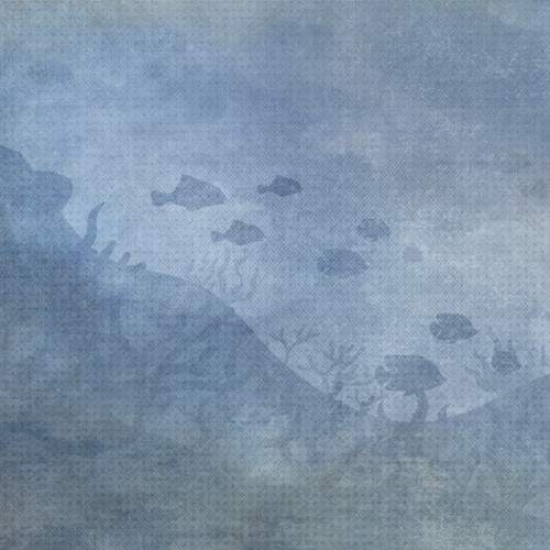 Tapete za zid - Dekorativna tapeta "Plavo podmorje"