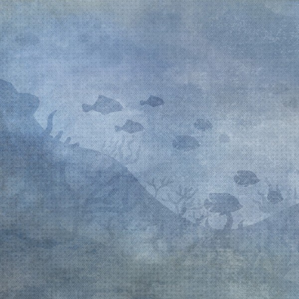 Tapete za zid - Dekorativna tapeta "Plavo podmorje"