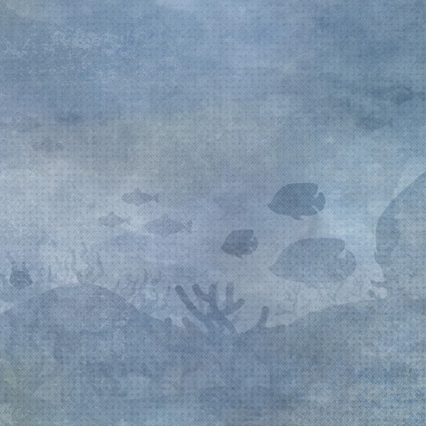 Tapete za zid - Dekorativna tapeta "Plavo podmorje"