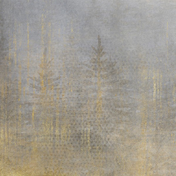 Decorative wallpaper "Golden forest" (self-adhesive)