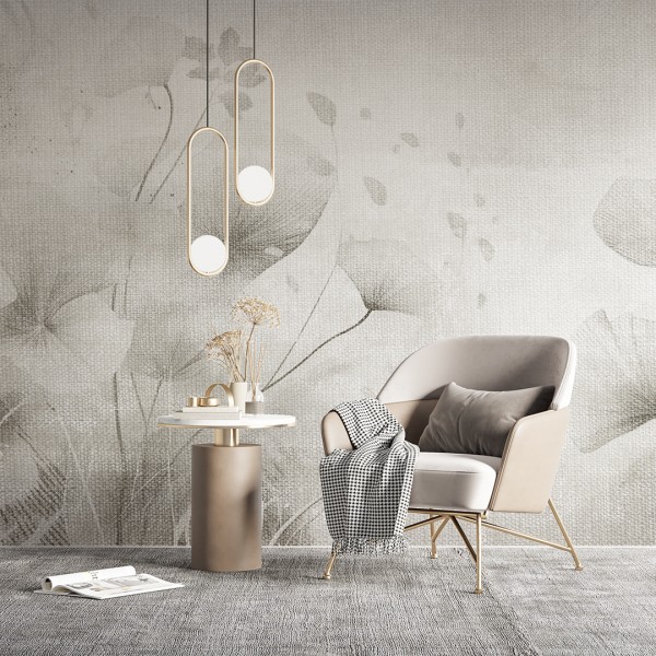 Decorative wallpaper "Ginkgo" (self-adhesive)