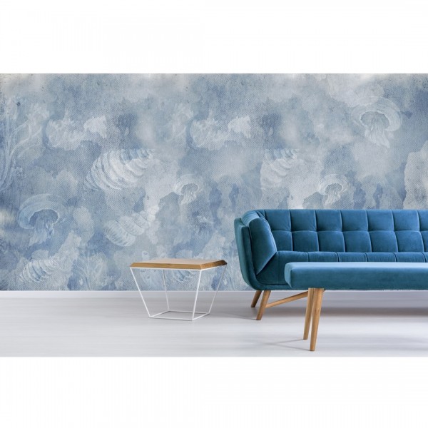 Decorative wallpaper "Blue" (self-adhesive)