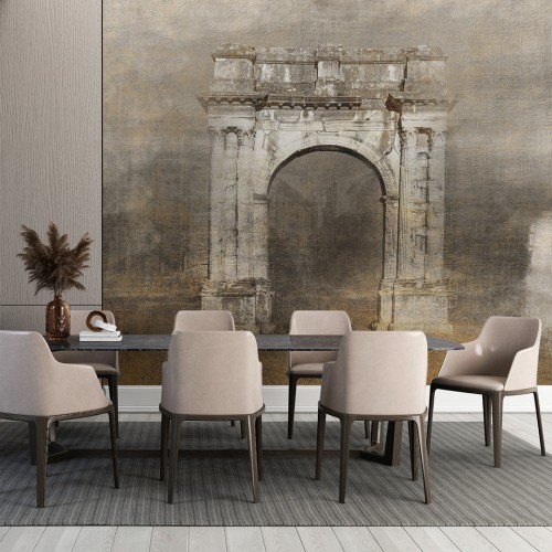 Decorative wallpaper "Golden gate" (self-adhesive)