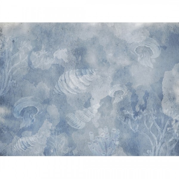 Decorative wallpaper "Blue" (self-adhesive)