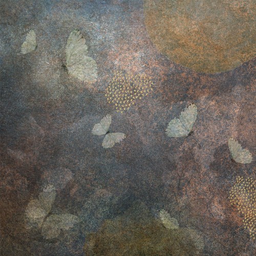 Decorative wallpaper "Bronze sky" (self-adhesive)