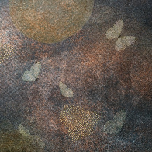 Decorative wallpaper "Bronze sky" (self-adhesive)