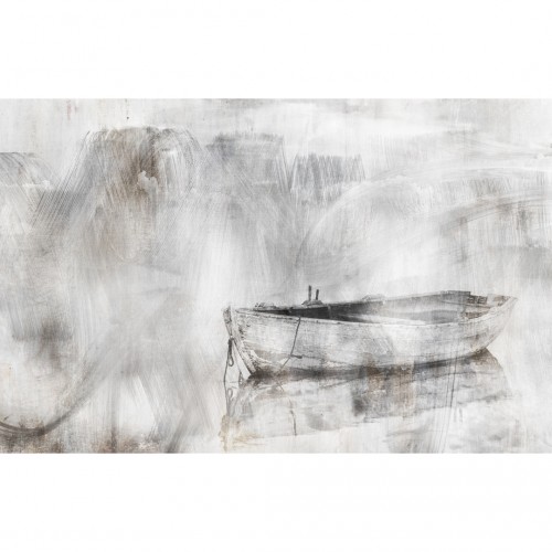 Decorative wallpaper "Old boat"
