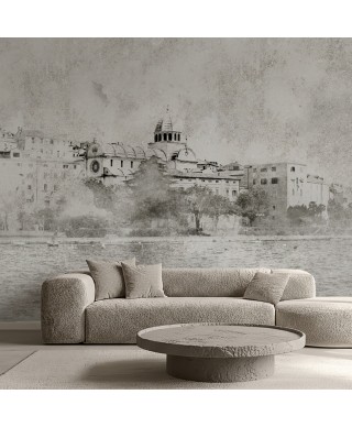 Stenske tapete - Dekorativna tapeta "Šibenik panorama"