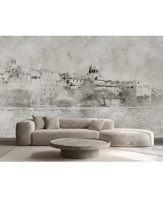 Decorative wallpaper "Šibenik panorama"