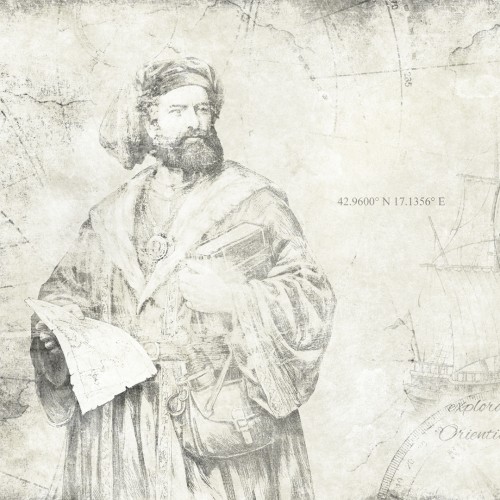 Dekorativna tapeta "Marco Polo"