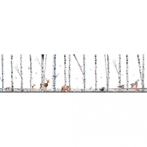 Personalizirana otroška tapeta "Gozdna čarobnost"