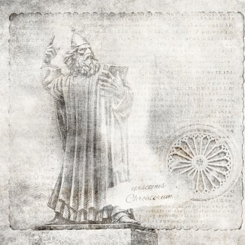 Stenske tapete - Dekorativna tapeta "Grgur Ninski"