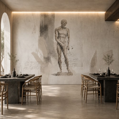 Decorative wallpaper "Apoksiomen"