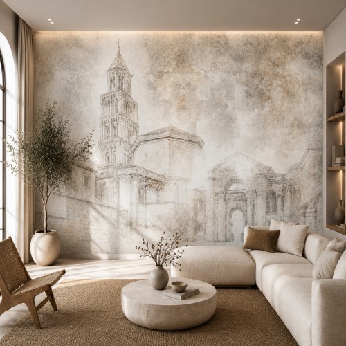 Decorative wallpaper "Saint Domnius Cathedral"
