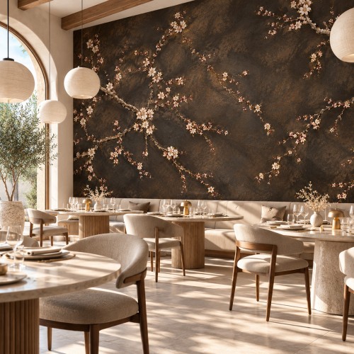 Decorative wallpaper "Almond"