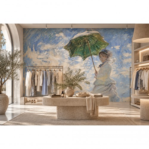 Decorative wallpaper "Madame Monet"