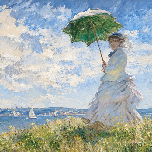 Tapete za zid - Dekorativna tapeta "Madame Monet"