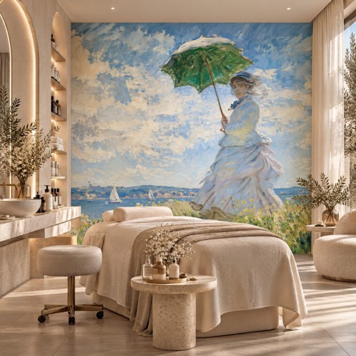 Tapete za zid - Dekorativna tapeta "Madame Monet"