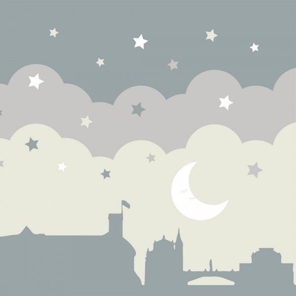 Personalized wallpaper for kids "Sleeping Ljubljana" (self-adhesive)