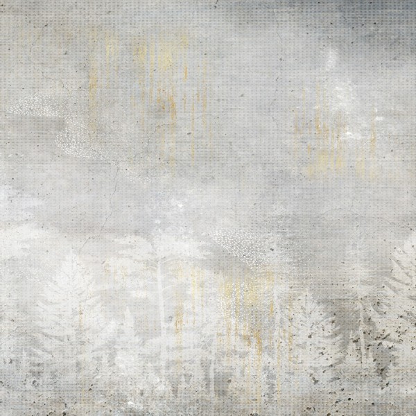 Decorative wallpaper "White forest" (self-adhesive)